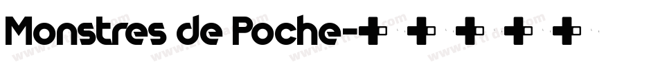 Monstres de Poche字体转换